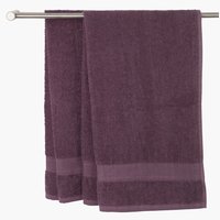 Handdoek UPPSALA 50x90 donker paars