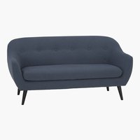 Sofa EGEDAL 2.5-Sitzer schwarz/blau