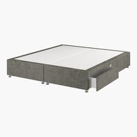 Divan base GOLD D10 2 Drawer Super king Grey-50