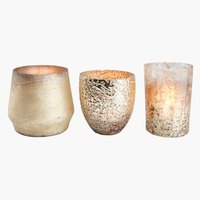 Porta-velas JOHANSSON sort.