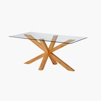 Mesa jantar SASKIA 100x200 carvalho