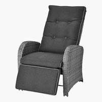 Chaise inclinable COLOMBO gris