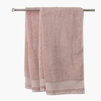 Badehåndkle NORA 70x140cm støvet rosa