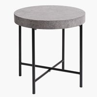 Couchtisch BANKEHUSE Ø50 schwarz/beton