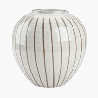 Vase SOFUS D21xH21cm grey/brown