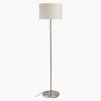 Floor lamp KRISTOF H145cm brushed steel