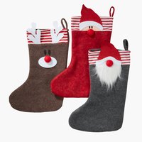 Vianočná ponožka HIMINROD Š28xD50 plsť