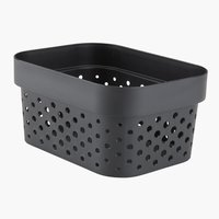 Basket INFINITY 1.4L plastic black
