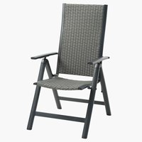 Regulerbar stol UGLEV grå