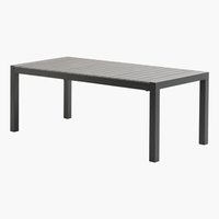 Table HOBURGEN l95xL205/275 gris