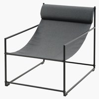 Lounge stol OPPSAL siva