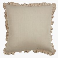 Pyntepute GULDBLOMME 45x45 beige