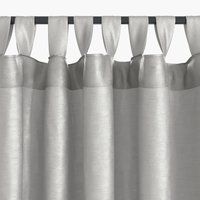 Curtain LUPIN 1x140x300 silk-look silver