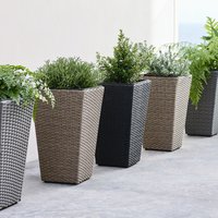 Pflanzkübel BLOMMOR 36x70 schwarz JYSK