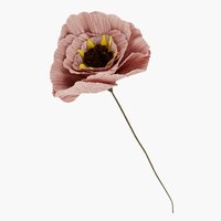 Kunstig blomst PER H40cm lyserød