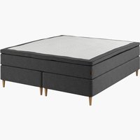 Kontinentalsäng 180x200 GOLD C75 memory grå-40
