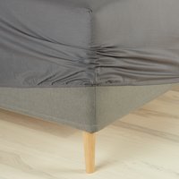 Fitted sheet FRIDA S.KNG grey