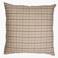 Sierkussen VALERIANA 50x50 ruiten rood
