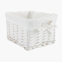 Basket GORM W20xL25xH16cm white