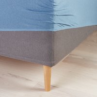 Sábana bajera ajust de jersey JENNY 140/150x200x35 azul