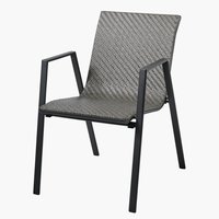 Chaise empilable DOVERODDE gris