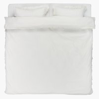 Спално бельо с чаршаф ELMA 200x220 бяло