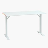 Gamingbord HALBJERG 65x135 m/LED vit