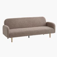 Sofa bed PARADIS sand fabric