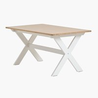 Blagovaonski stol VISLINGE 90x150 natur/bijela