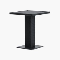 Table bistrot THY l60xL60 noir