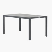 Table de jardin PINDSTRUP l90xL150 gris