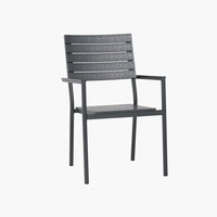 Καρέκλα στοιβαζόμενη PADHOLM μαύρο