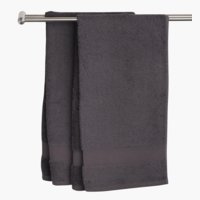 Badehåndklæde KARLSTAD 70x140 mørkegrå