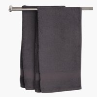 Toalla de baño KARLSTAD 100x150 gris oscuro