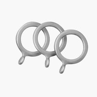 Curtain rings COUNTY 10 pack silver