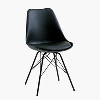 Chaise KLARUP noir