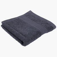 Asciugamano per il viso KARLSTAD 28x30 grigio scuro KRONBORG