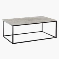 Coffee table DOKKEDAL 75x115 concrete
