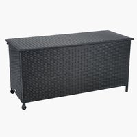 Cushion box YDERUP W133xH64xD56 black