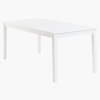 Trepezarijski stol NORDBY 90x180 bijela