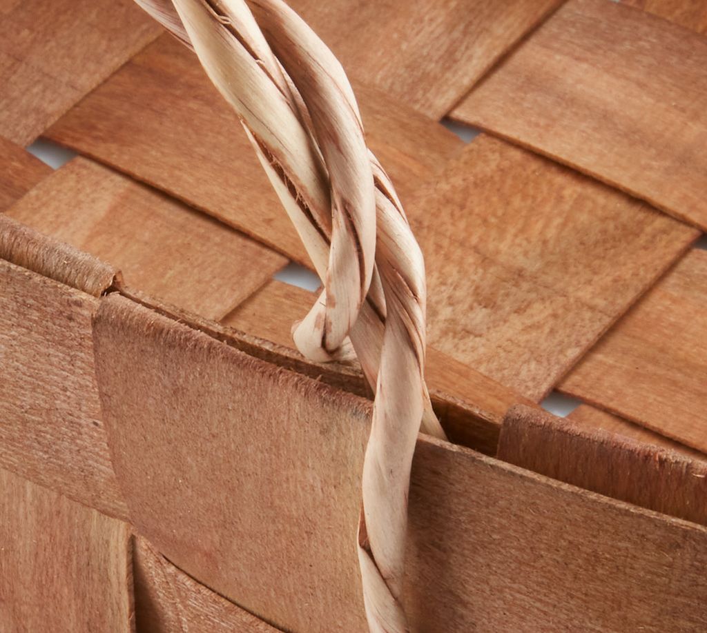 Kosz TORKILD W20xD20xW7cm drewno