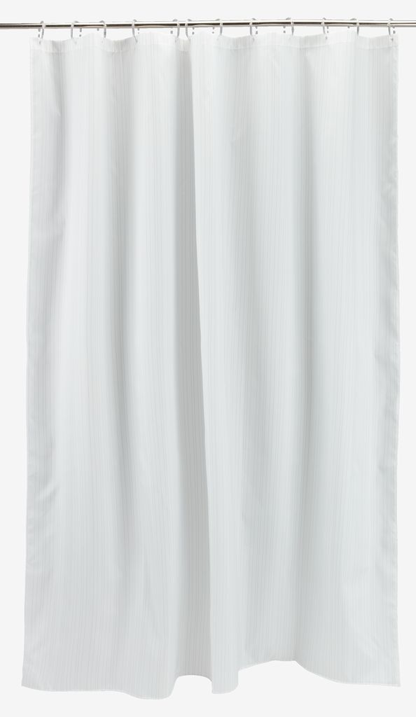 Shower curtain 180x200 white JYSK