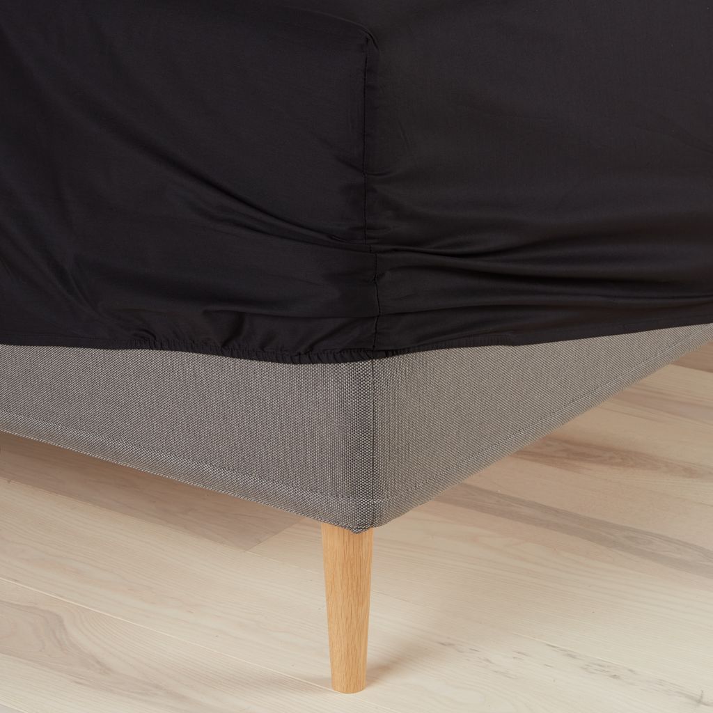 Fitted sheet FRIDA Double black JYSK