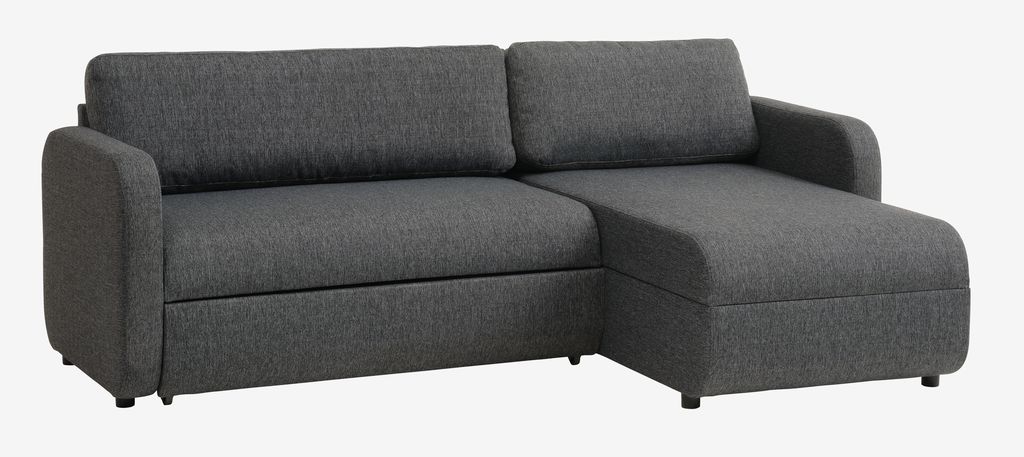Sofa bed chaise longue JETSMARK grey | JYSK