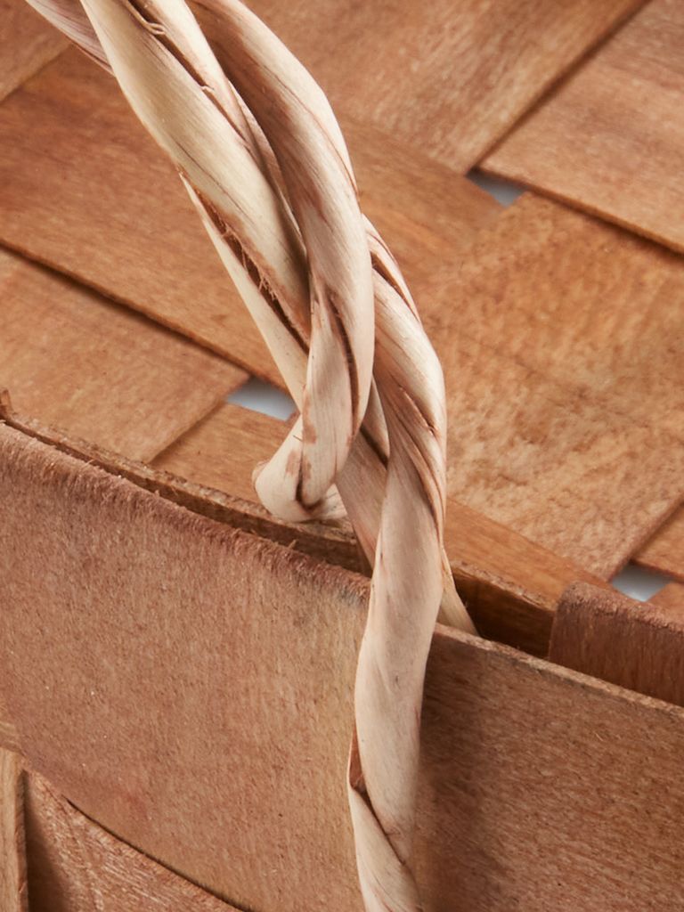 Kosz TORKILD W20xD20xW7cm drewno