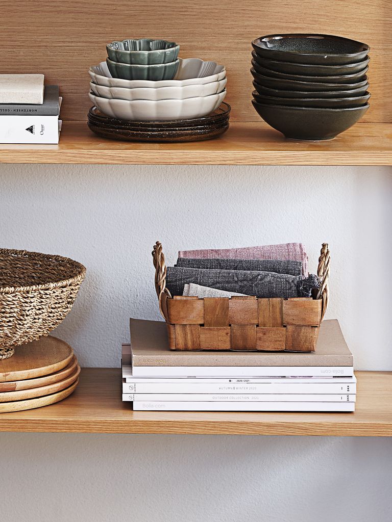 Kosz TORKILD W20xD20xW7cm drewno