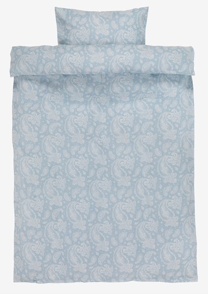 Flanell-Bettwäsche PATRICIA 140x200 blau