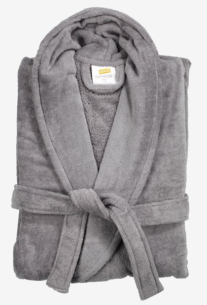 Bathrobe TIBRO S/M grey KRONBORG