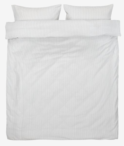 Set posteljine STINNE krep 200x220 bijela/siva