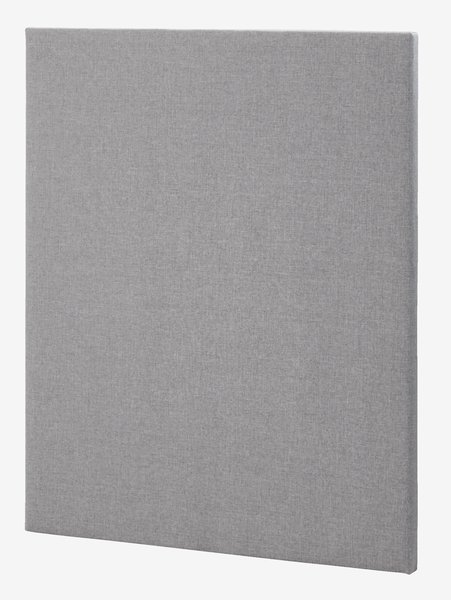 Kopfteil 90x115 H10 PLAIN grau-23